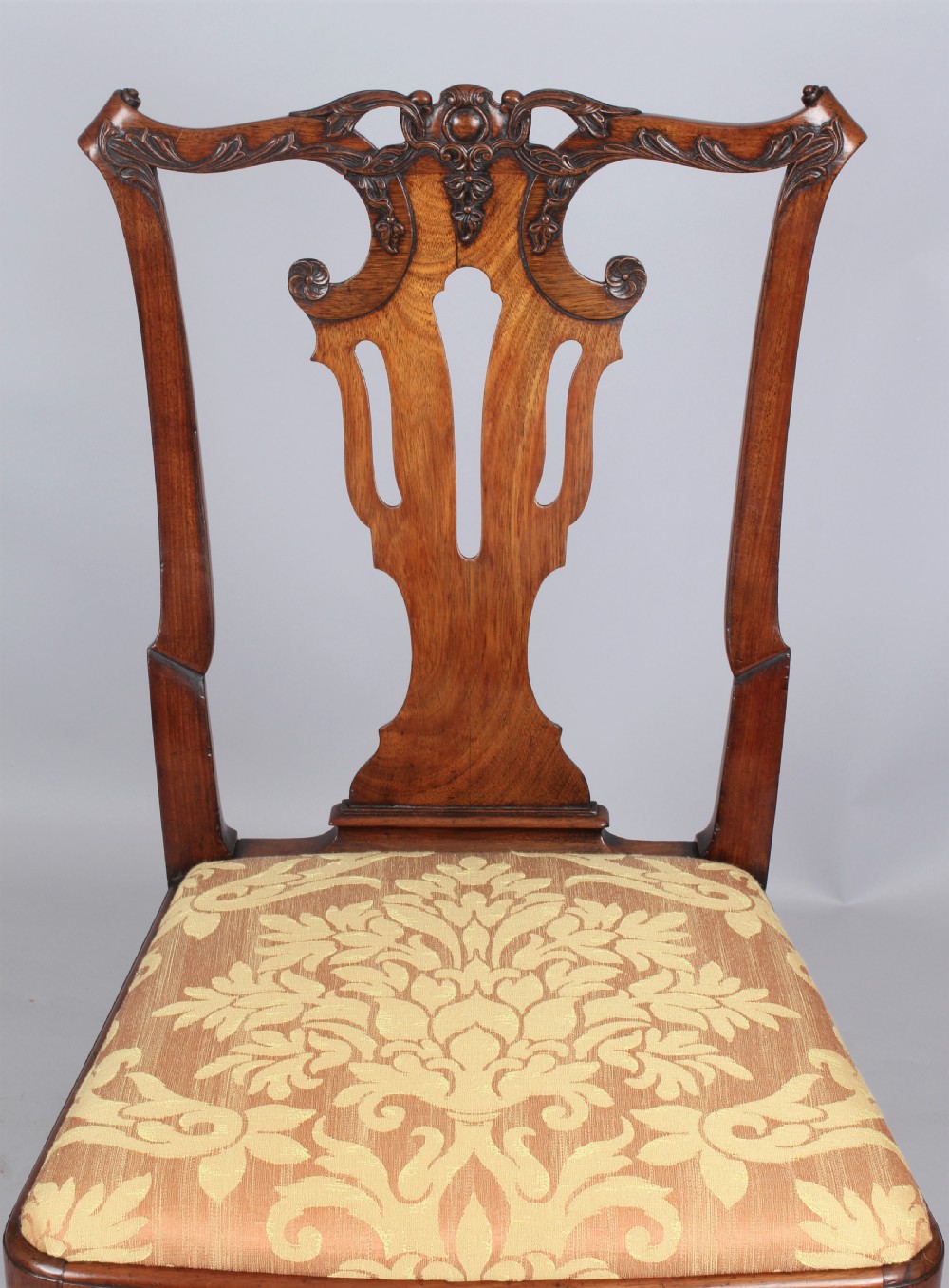 Fine George II period walnut side chair View II