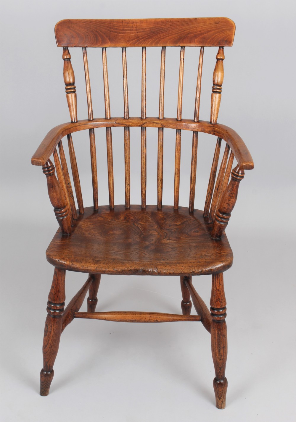 Ash and elm Windsor arm chair View III