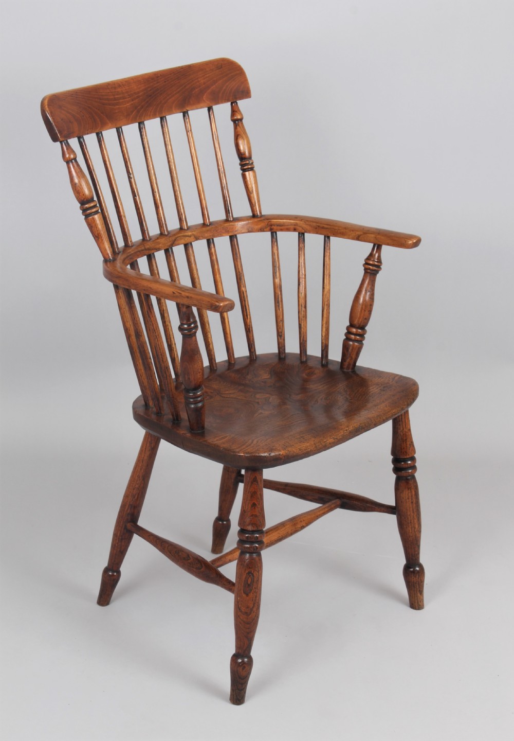 Ash and elm Windsor arm chair View IV