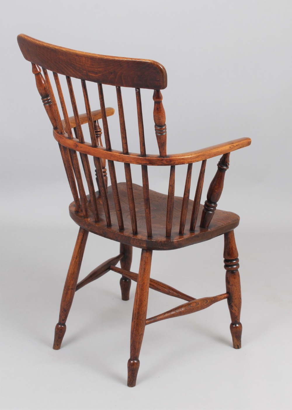 Ash and elm Windsor arm chair View V