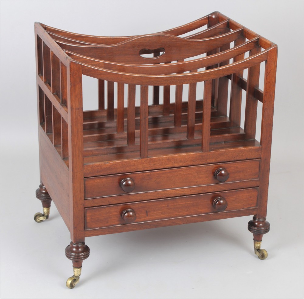George IV period mahogany Canterbury View II