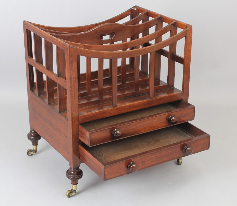 George IV period mahogany Canterbury View III
