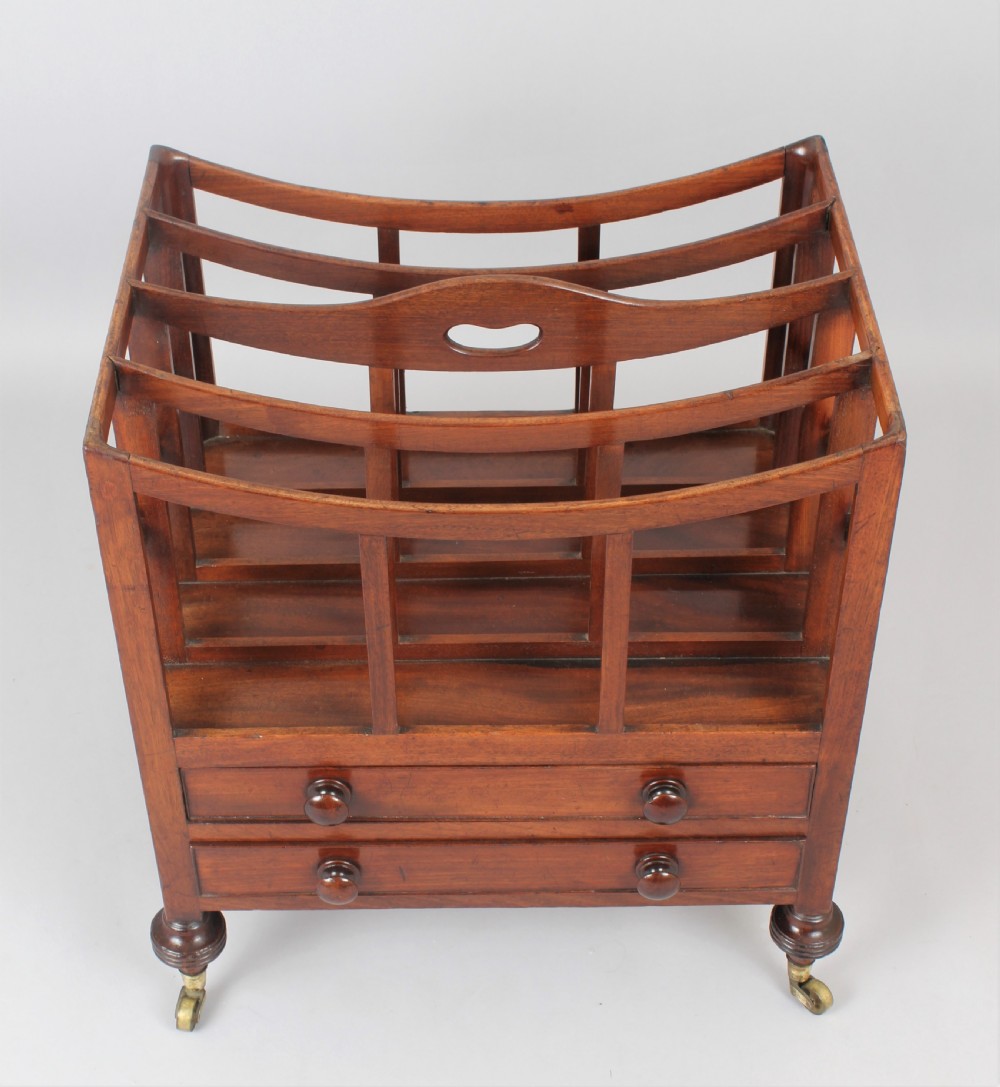 George IV period mahogany Canterbury View V