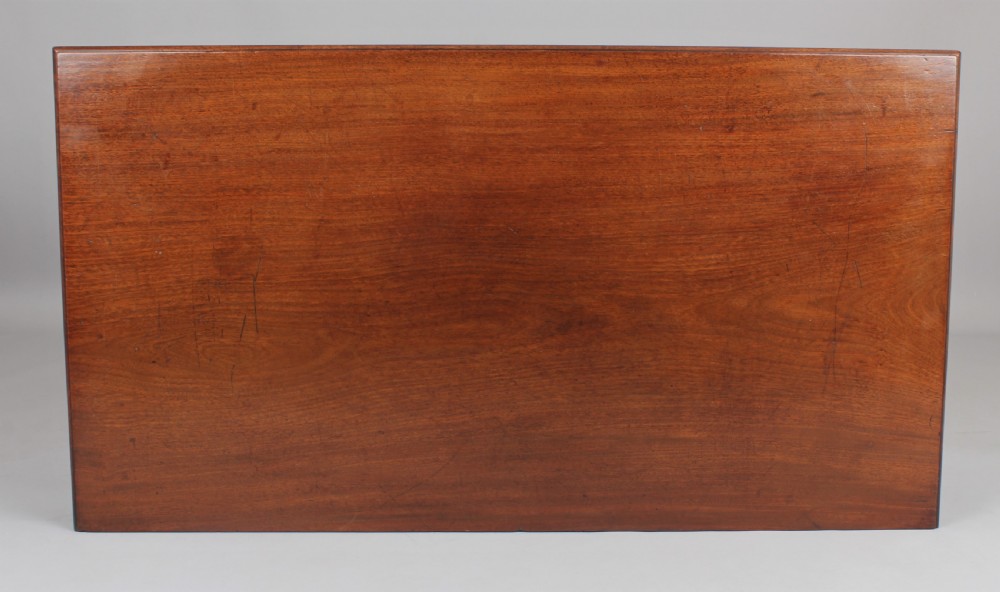 George III period mahogany side table/dressing table View II