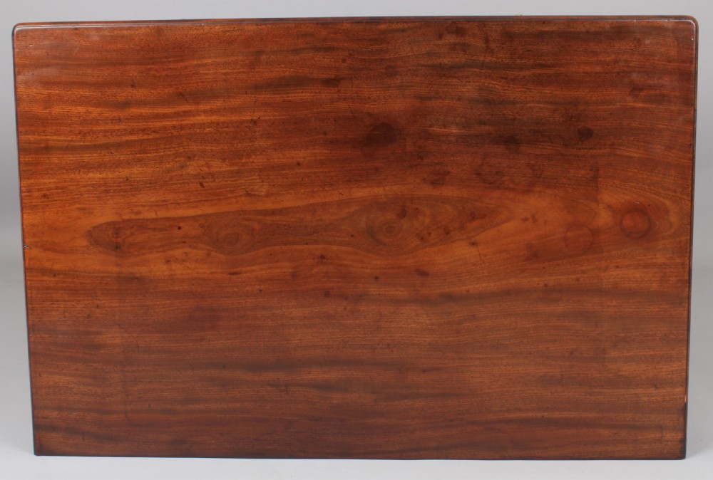 George II period small mahogany slide chest of drawers View V