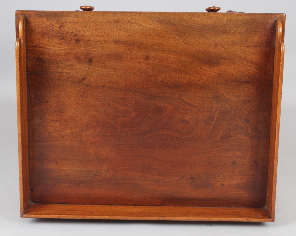 George III period mahogany work table View VI