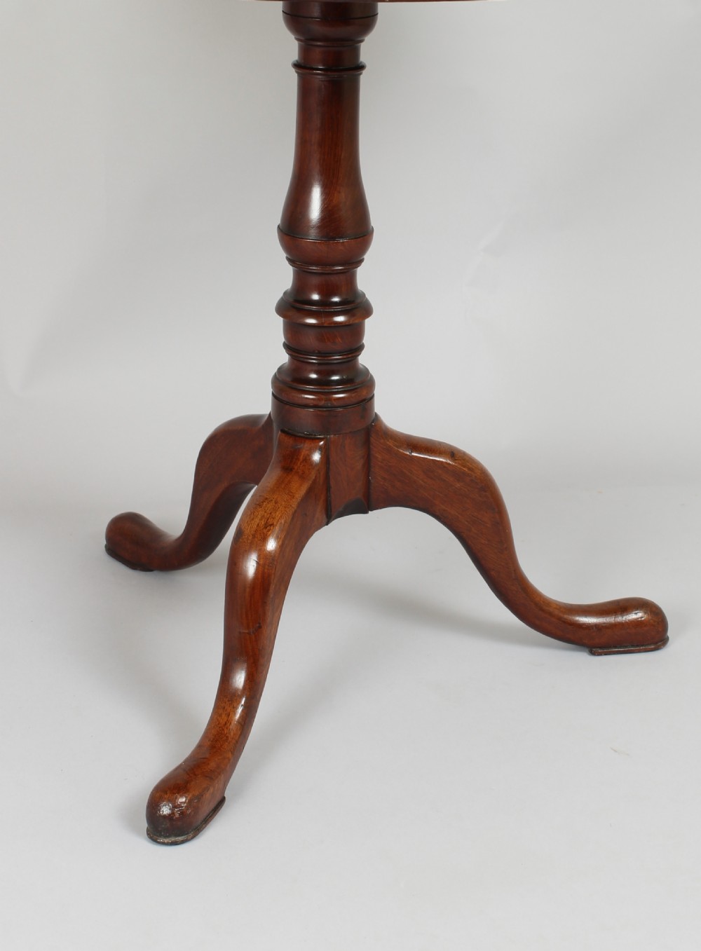 George III period mahogany tripod table View III