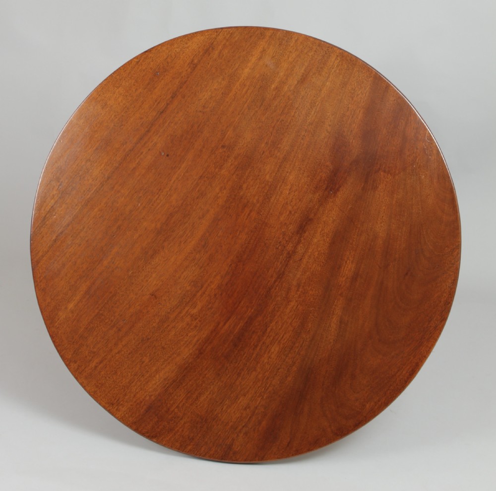 George III period mahogany tripod table View IV