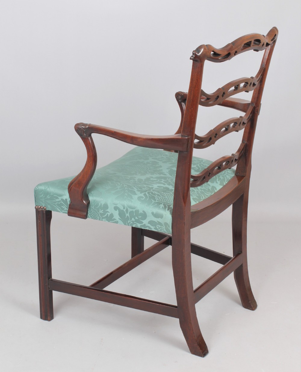 A mid 18th century mahogany desk chair View IV