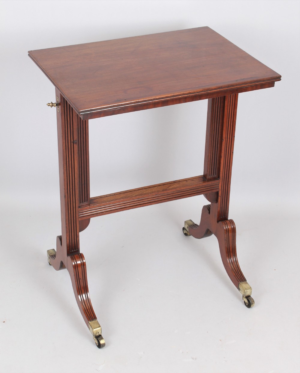 Regency mahogany adjustable reading table View II