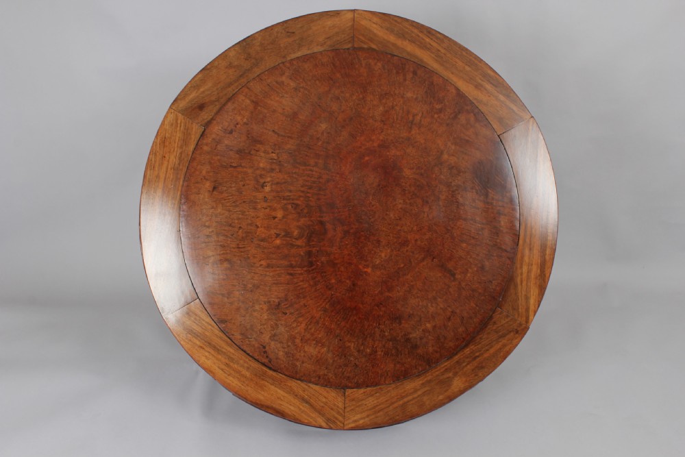 A 19th century Chinese hardwood circular 'Opium' table View III