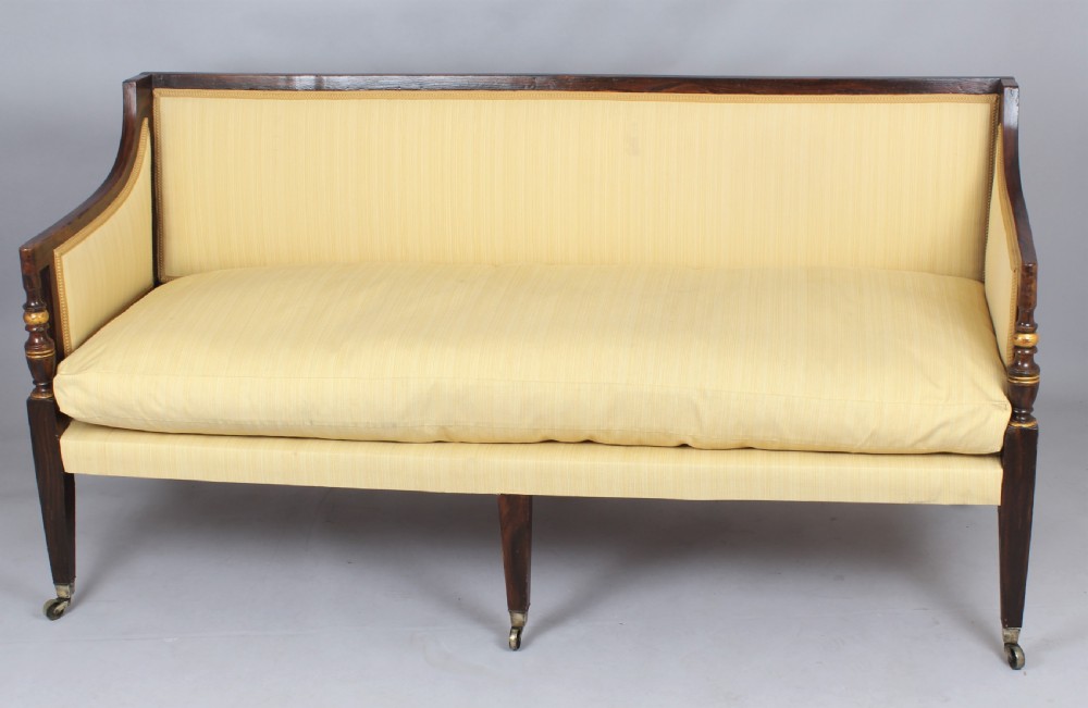 Late 18th century six leg sofa View III