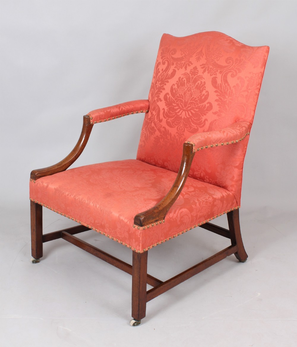 An important and fine mahogany Gainsborough armchair View IV