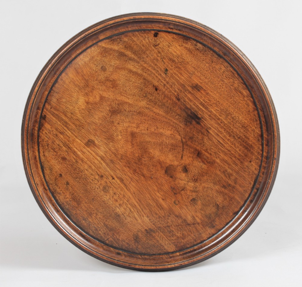 George III period mahogany tripod table View III