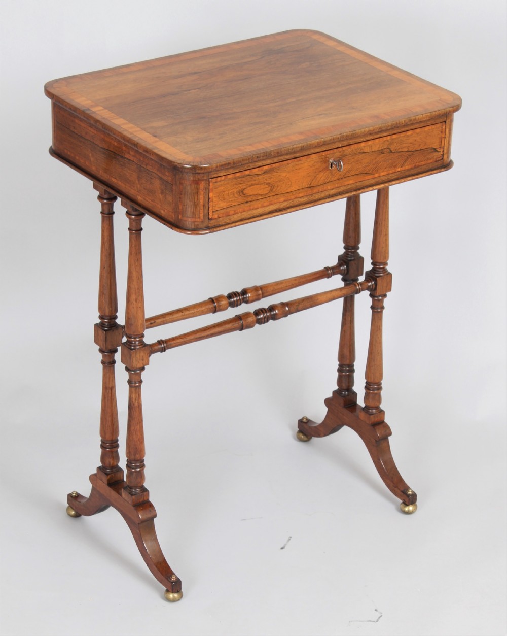 Elegant rosewood work table