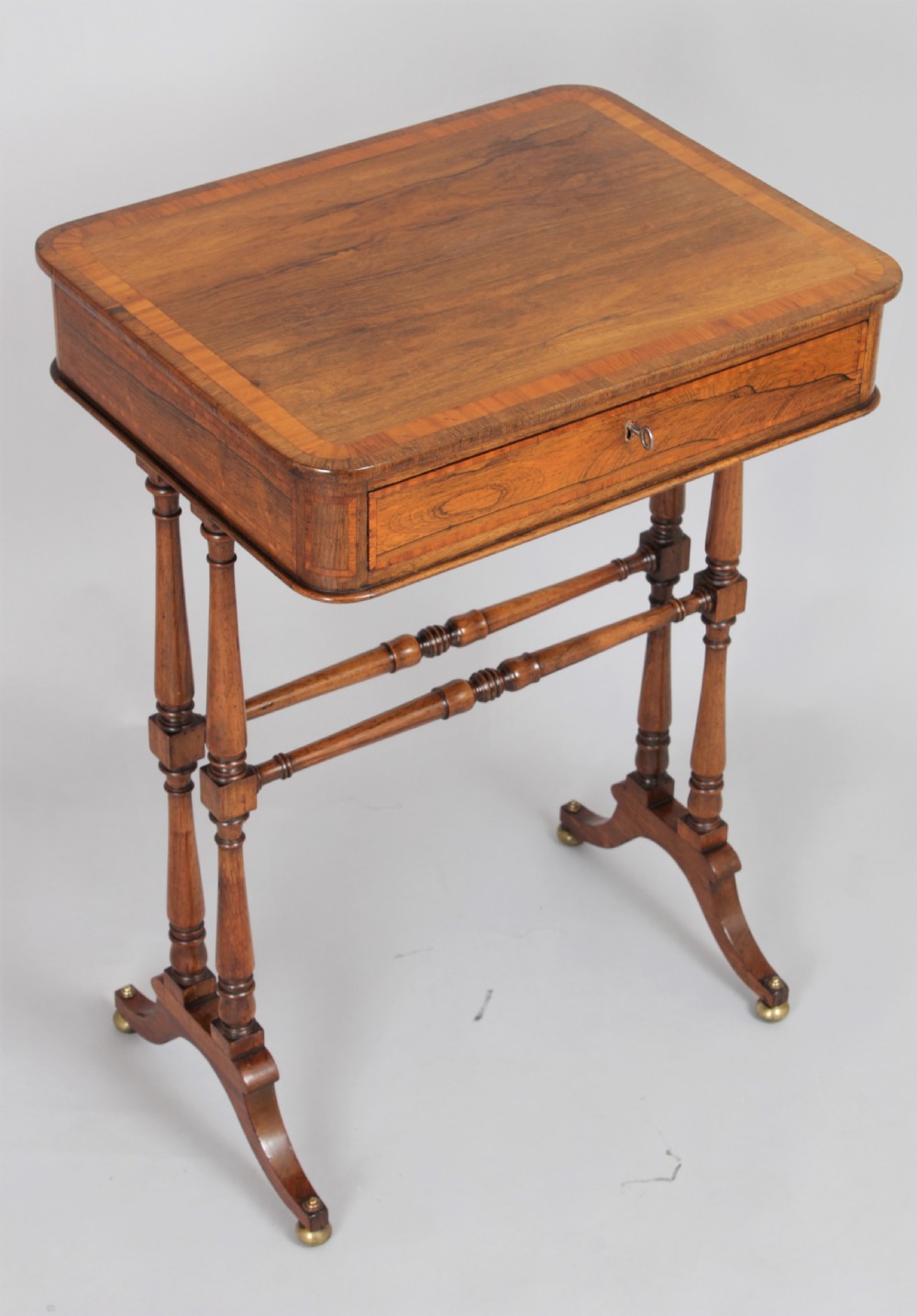 Elegant rosewood work table View IV