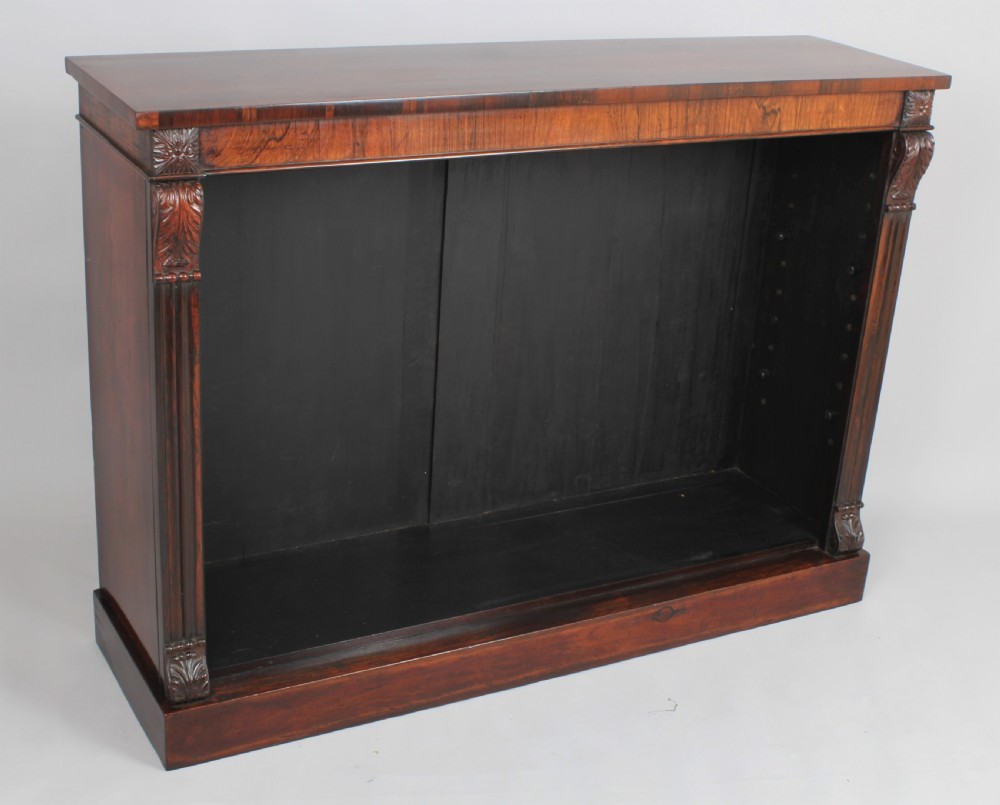 George IV period rosewood bookcase View II