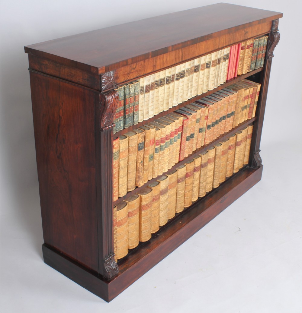 George IV period rosewood bookcase View IV