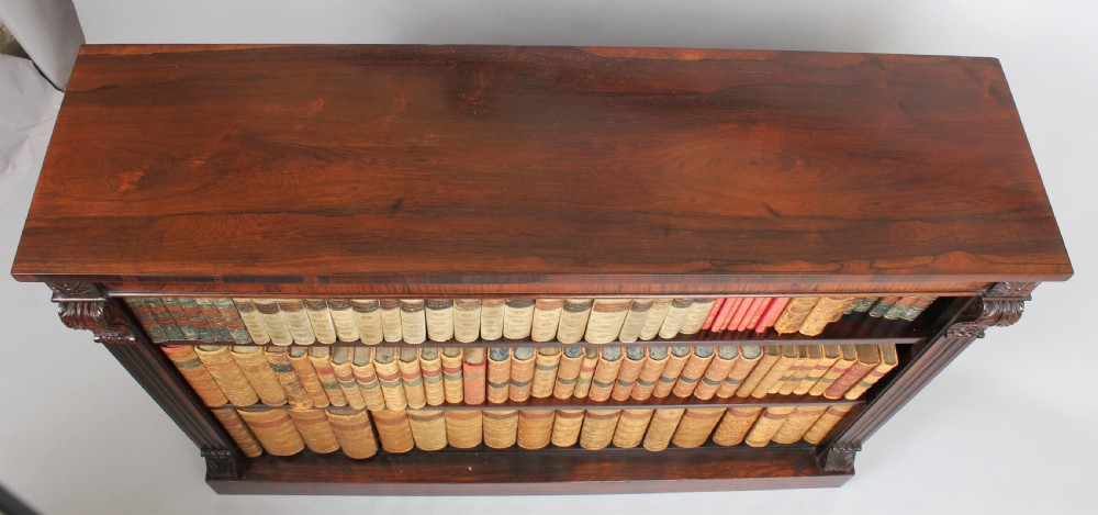 George IV period rosewood bookcase View V