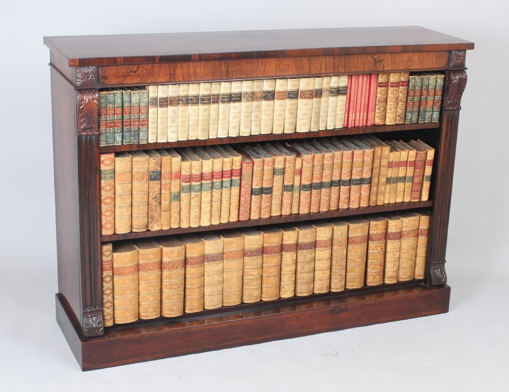 George IV period rosewood bookcase View VII