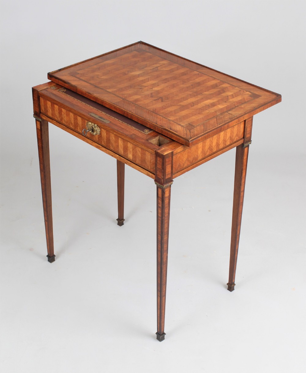 An elegant 18th century French kingwood writing table View VI