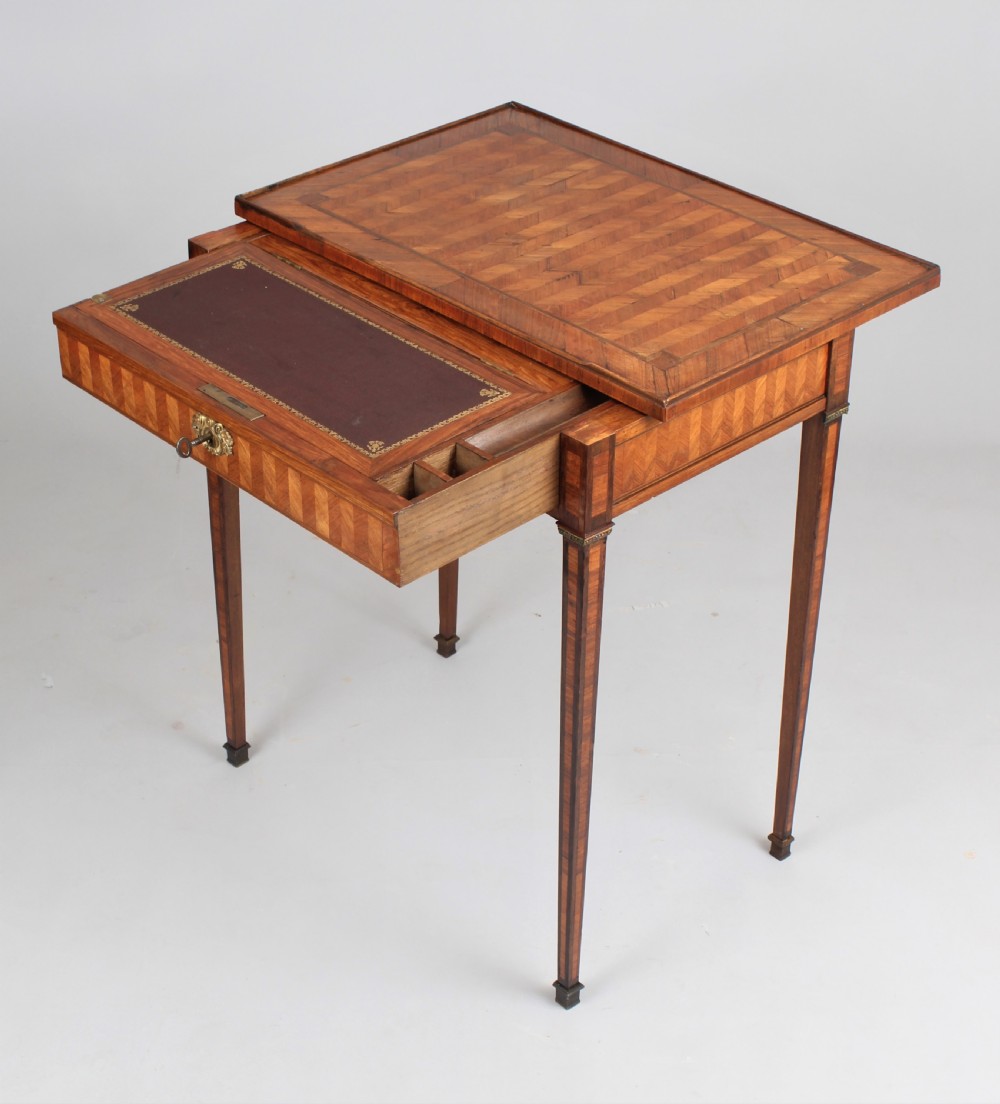 An elegant 18th century French kingwood writing table View VII