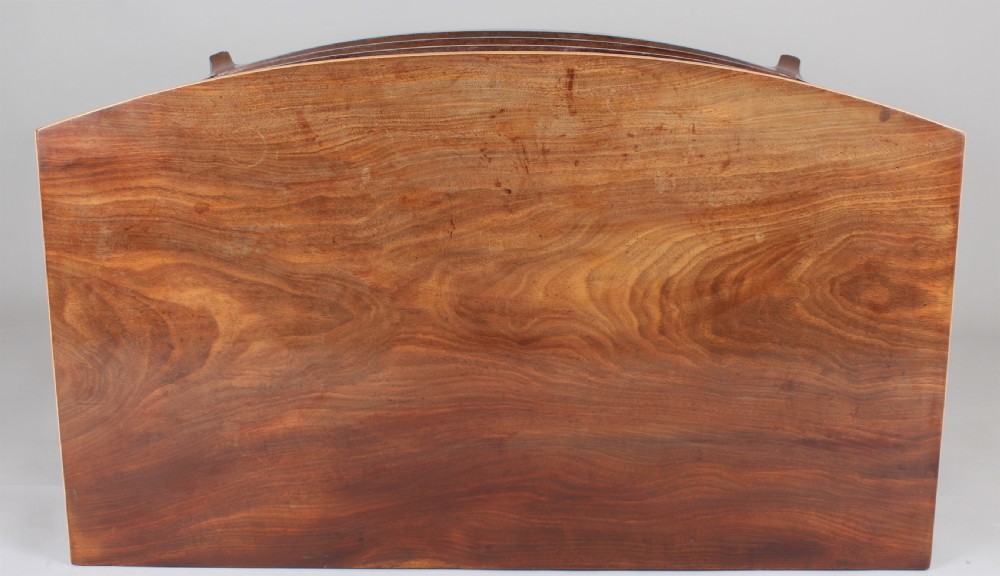 George III period mahogany bow fronted chest of drawers in the manner of Gillows of Lancaster View VII