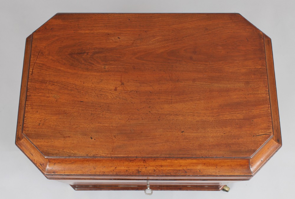 George IV period mahogany sarcophagus shaped wine cooler View IV