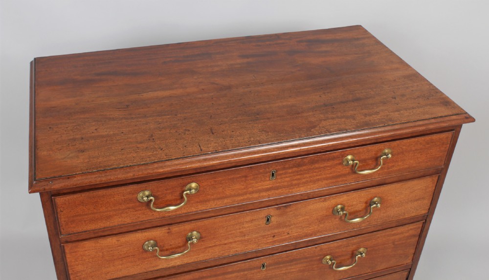 George III period mahogany chest of drawers View III