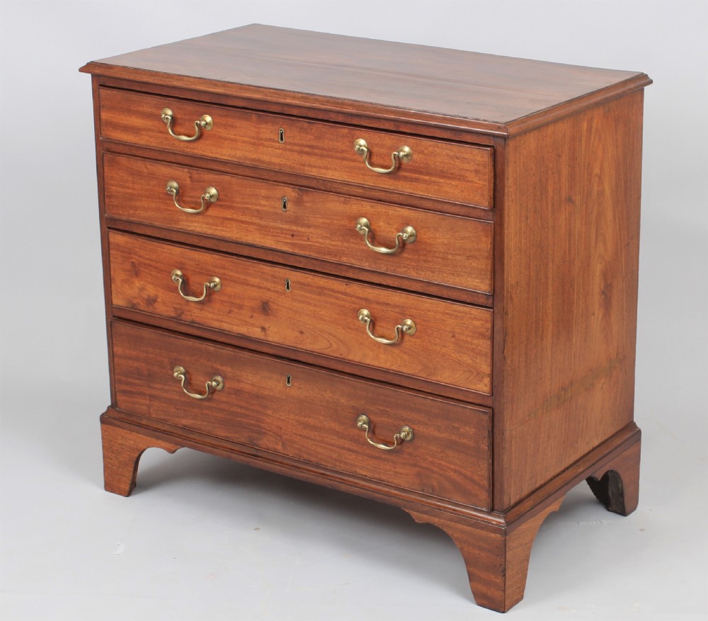 George III period mahogany chest of drawers View V