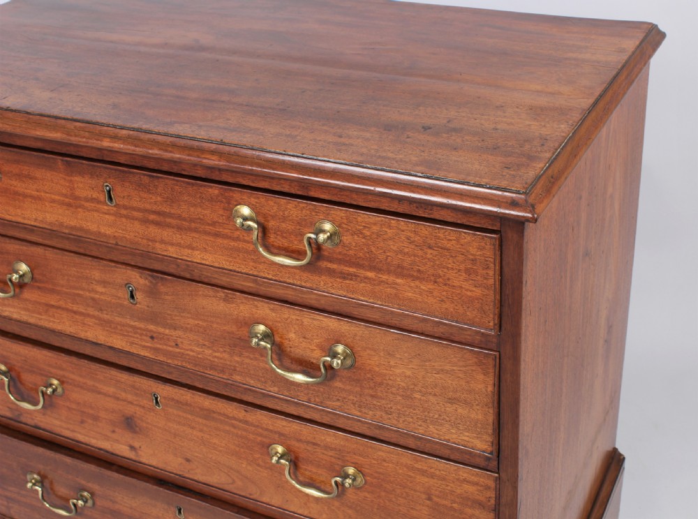 George III period mahogany chest of drawers View VI
