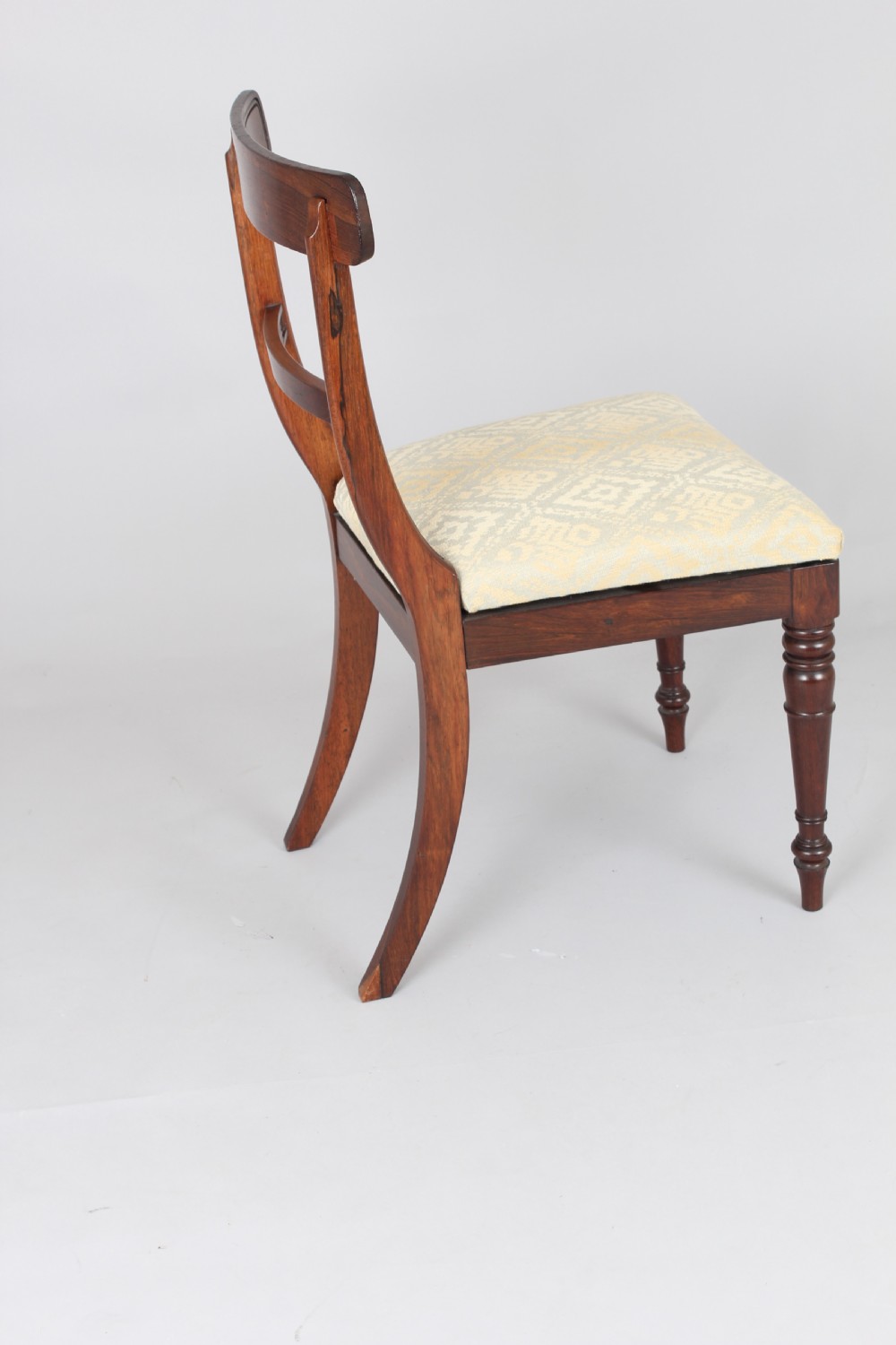 Set of Regency rosewood dining chairs  View IV