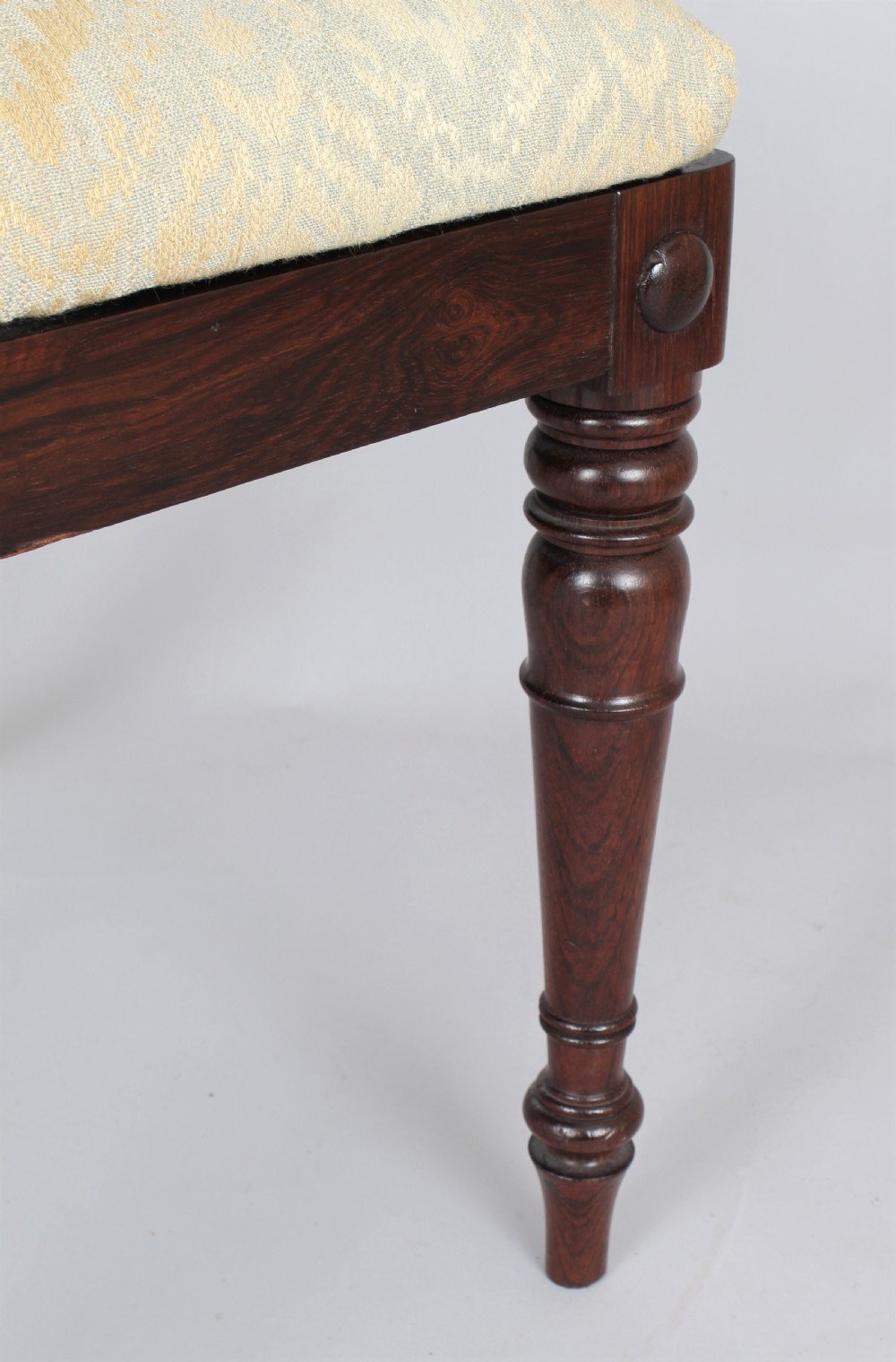 Set of Regency rosewood dining chairs  View V