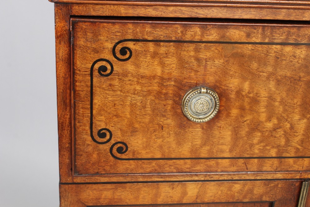 Small and well-proportioned George III period secretaire cabinet  View IV