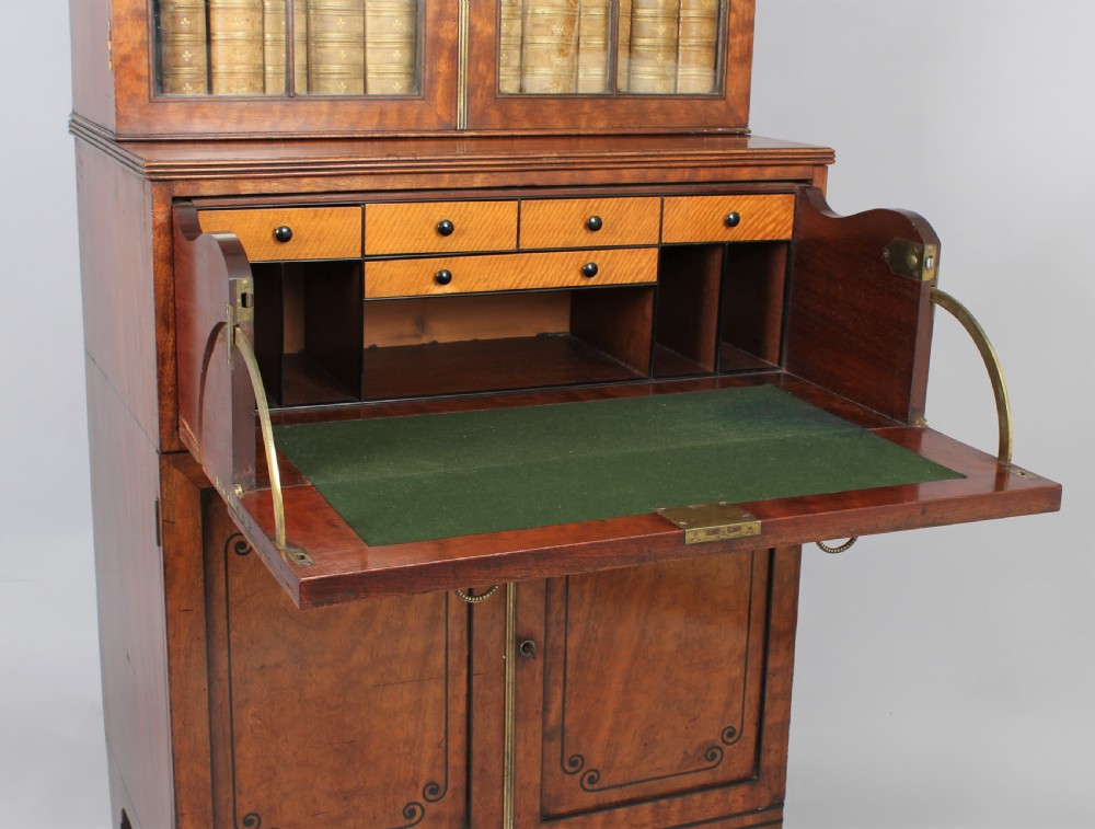 Small and well-proportioned George III period secretaire cabinet  View VII