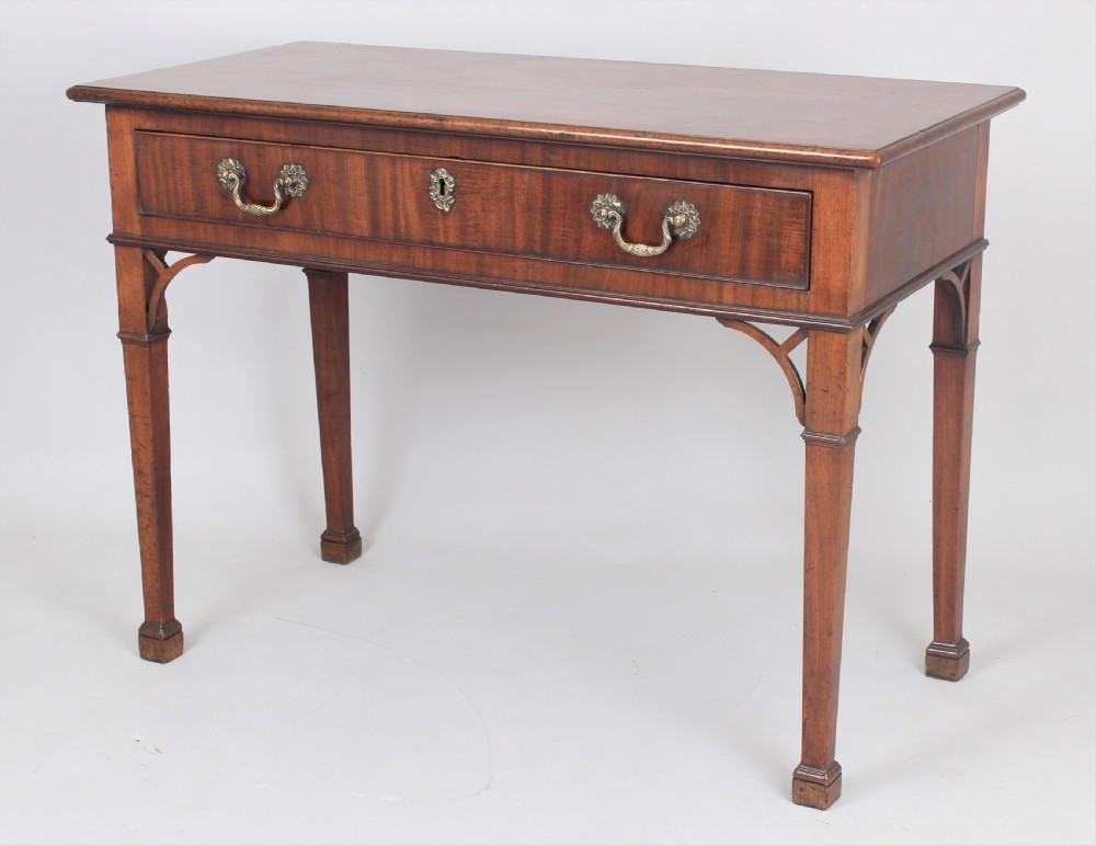 George III period mahogany side table View II