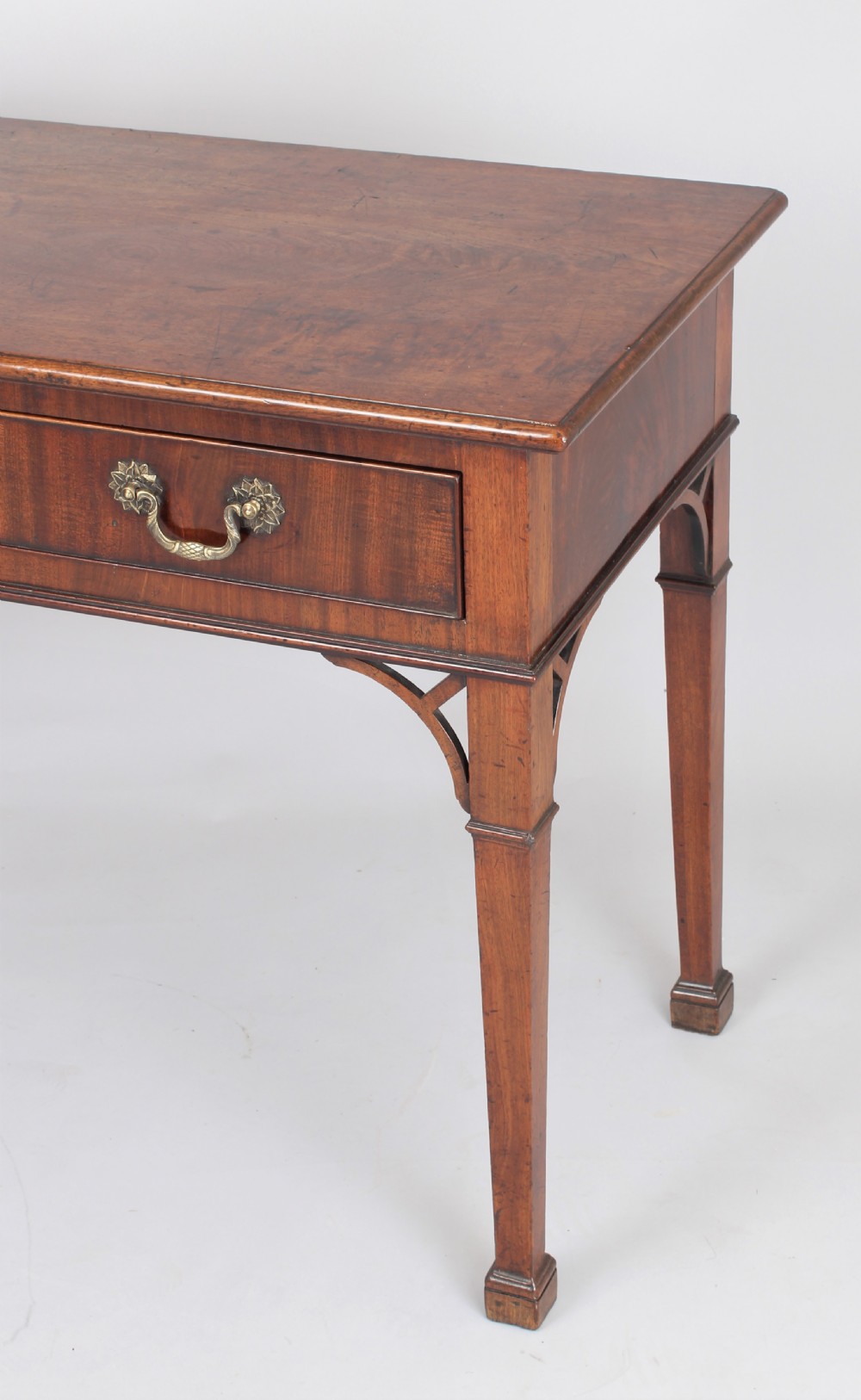 George III period mahogany side table View III