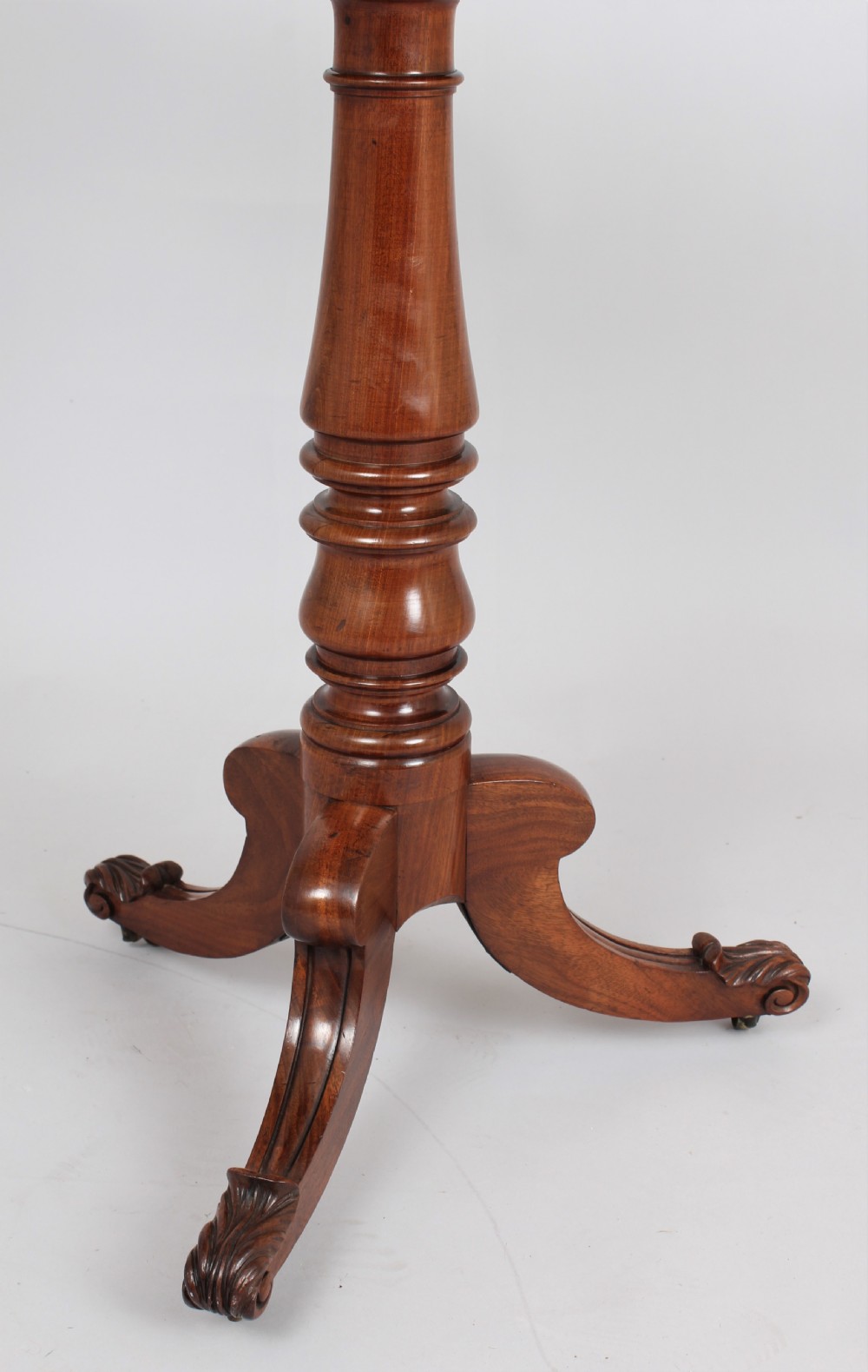 George III period mahogany tilt-top tripod table View III