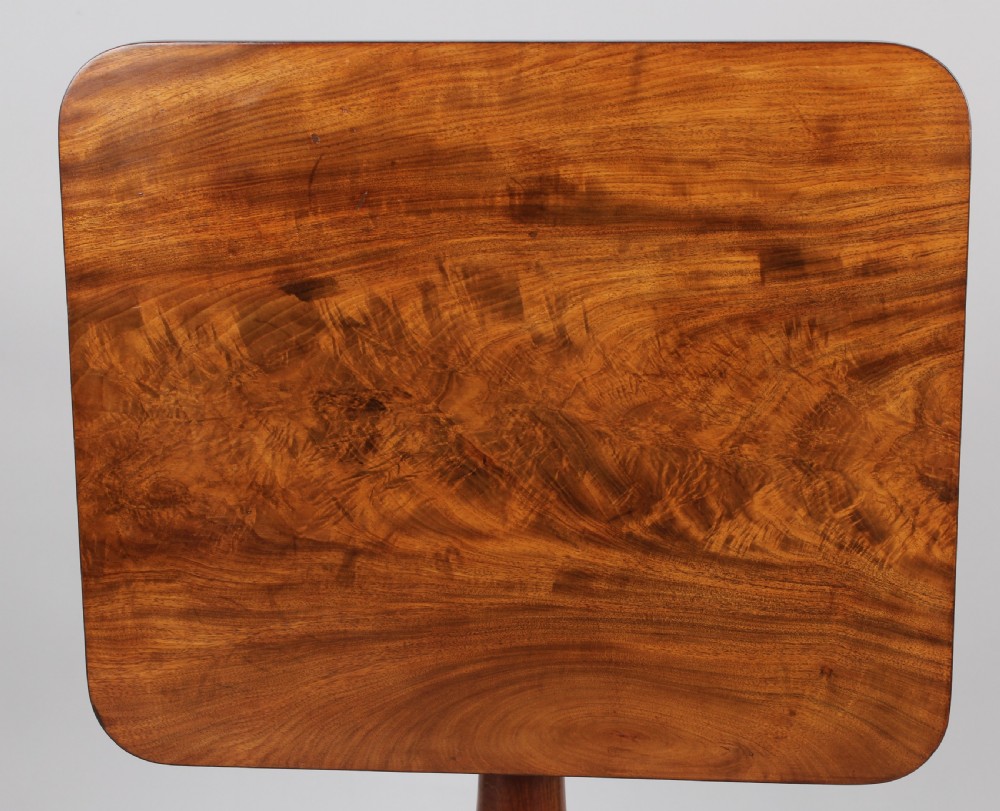 George III period mahogany tilt-top tripod table View IV