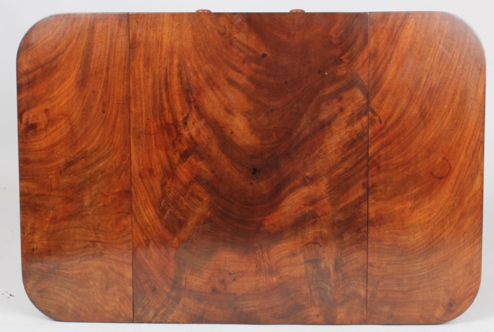 George IV period mahogany small drop-leaf table  View VII