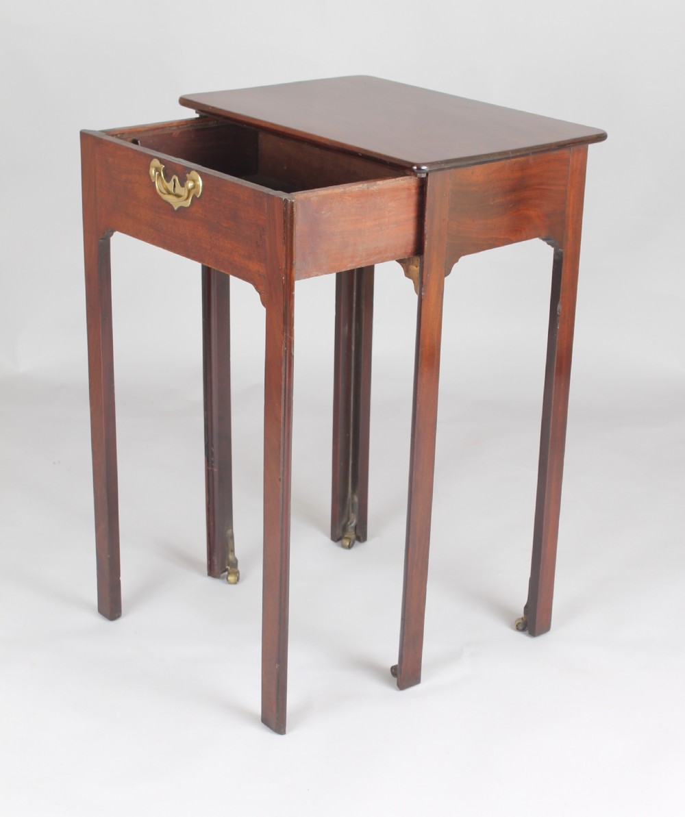 Rare and unusual George II writing table of small size View II