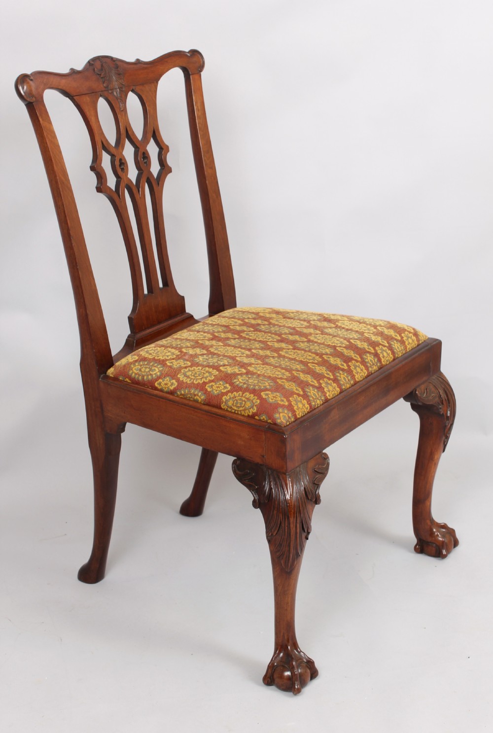 Mid eighteenth century ‘red walnut’ side chair View III