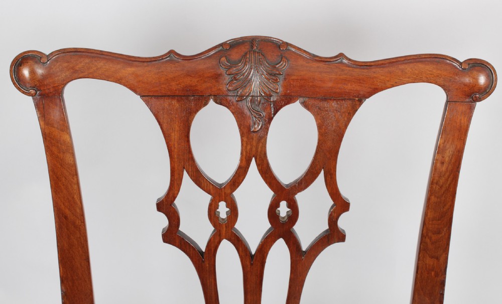 Mid eighteenth century ‘red walnut’ side chair View IV
