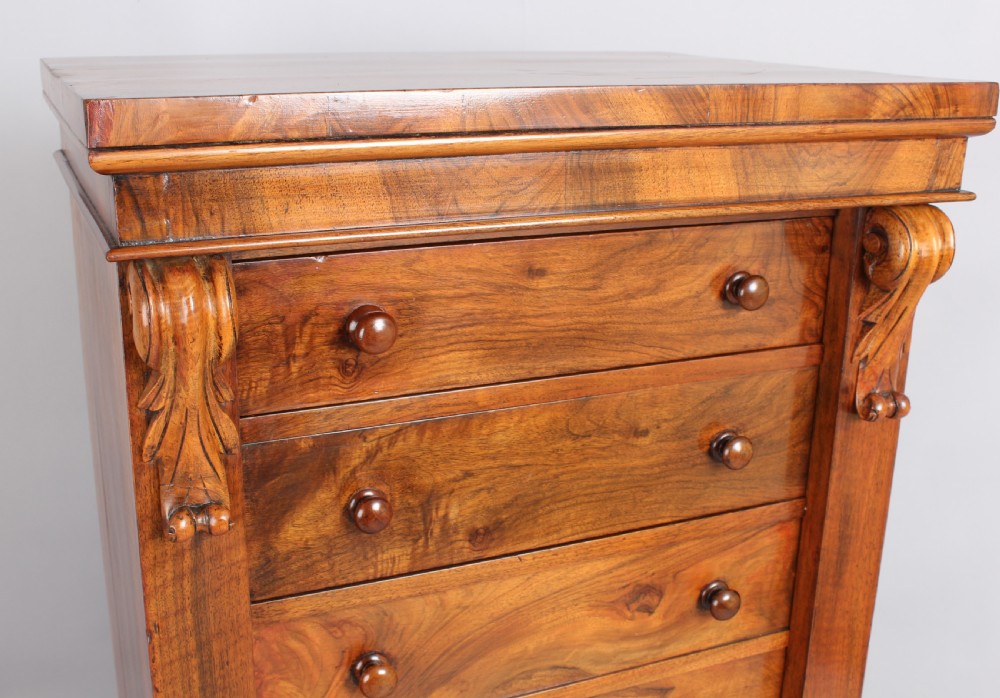 Early Victorian rosewood Wellington chest  View III