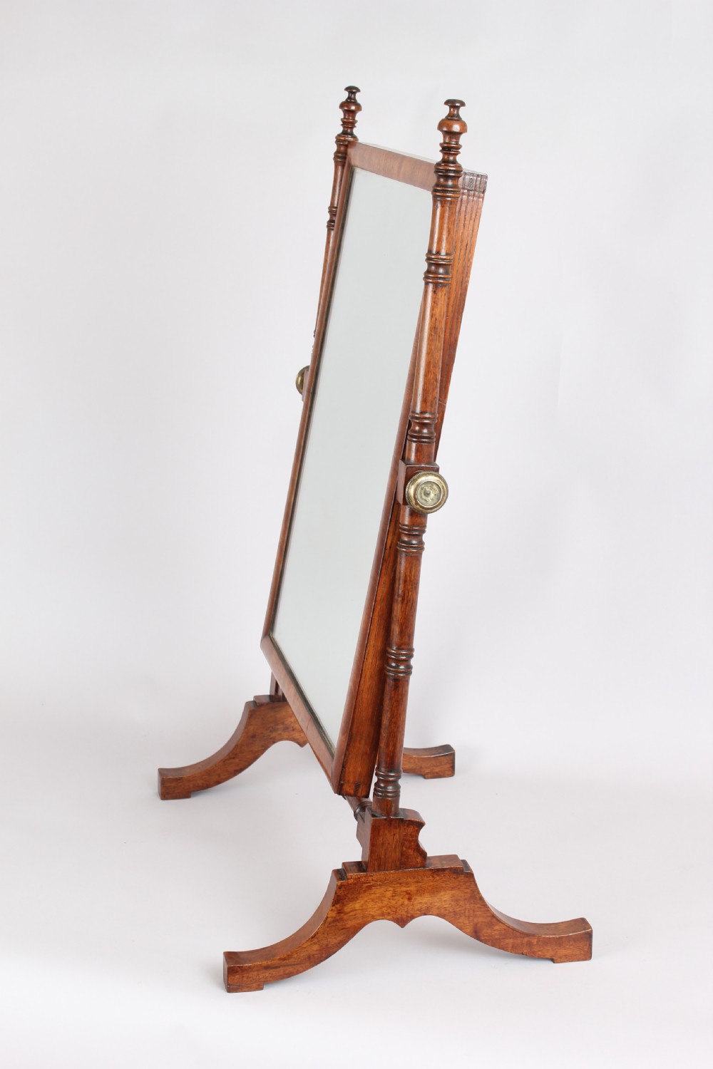Mahogany dressing table mirror of cheval form View IV