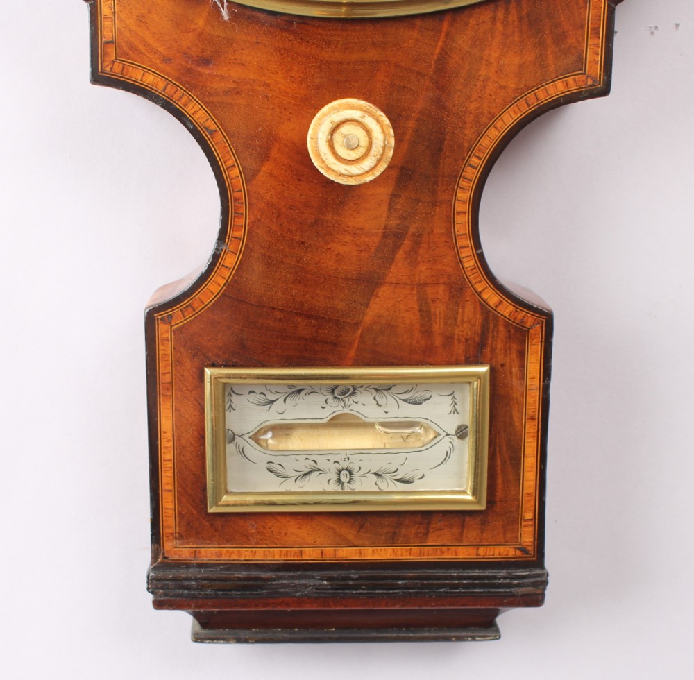 Early 19th century wheel barometer by F. Amadio and Son View II