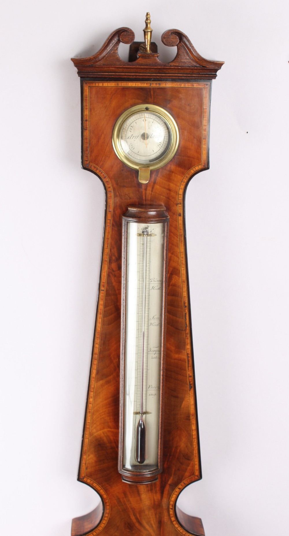 Early 19th century wheel barometer by F. Amadio and Son View III