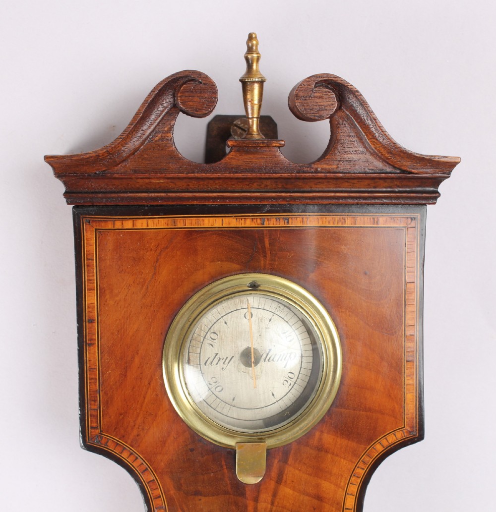Early 19th century wheel barometer by F. Amadio and Son View IV