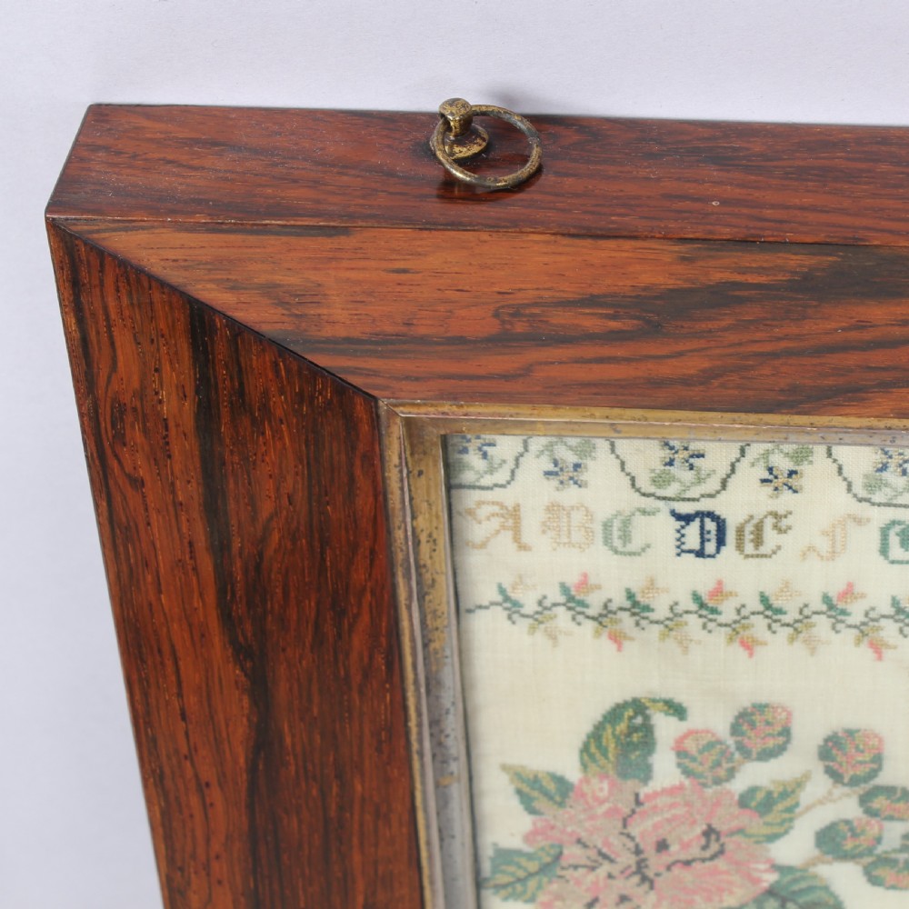Victorian needlework sampler View III