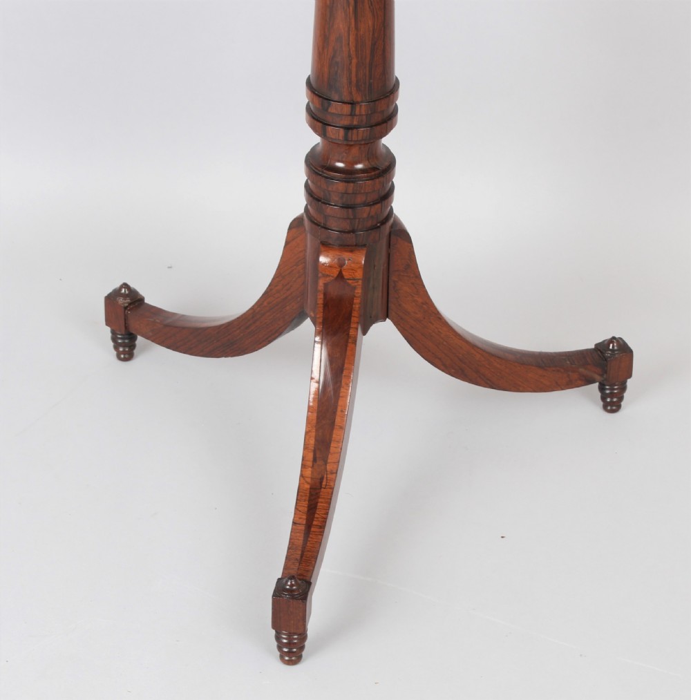 Fine Regency rosewood reading table View II